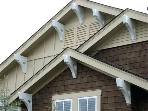 craftsman style metal brackets|craftsman gable brackets.